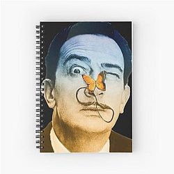 Salvador Dali Man Spiral Notebook