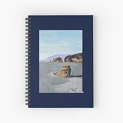 Salvador Dali Adolescence Spiral Notebook