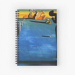 Angelus By Salvador Dali Spiral Notebook