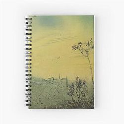 Landscape by Salvador Dali Spiral Notebook