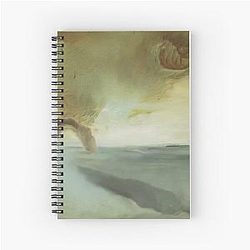 Landscape with Rock in the Shape of a Triumphal Arch by Salvador Dali Spiral Notebook