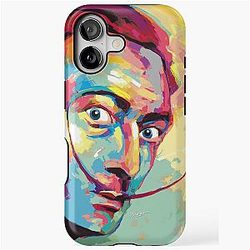 Salvador Dali Portrait iPhone Case