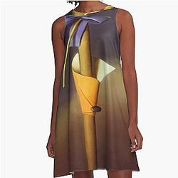 Blue Knot And Wheat Next To The Castle By Salvador Dali Dress