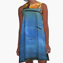 Angelus By Salvador Dali A Line Dress