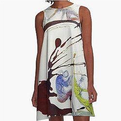 In principle Creavit 1964 By Salvador Dali A line Dress