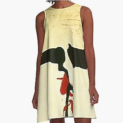 Dali S Moustache Salvador Dali A Line Dress