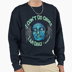 I Am Drugs Salvador Dali Pullover Sweatshirt