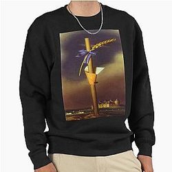 Blue Knot and Ear of Wheat Next to the Castle by Salvador Dali Pullover Sweatshirt