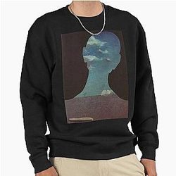 Man With Head Full Of Clouds By Salvador Dali Pullover Sweatshirt