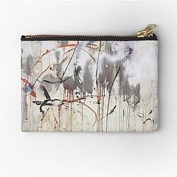 Homage to Meirronier by Salvador Dali Zipper Pouch