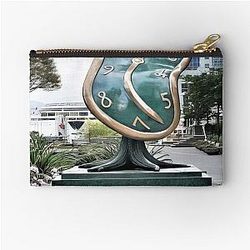 Dance of Time 1984 By Salvador Dali Zipper Pouch