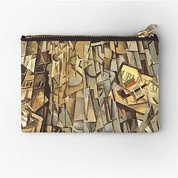 Cubist Self Portrait by Salvador Dali Zipper Pouch
