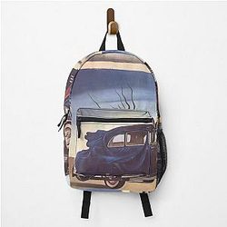 Salvador Dali CAR CLOTHED AUTOMOBILE Backpack