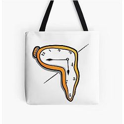 Salvador Dali Clock Tote Bag