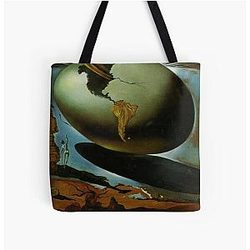 Salvador Dali 1904-1989 Spain Original Paintings All Over Print Tote Bag