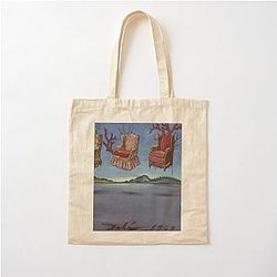 Four Armchair in the Sky by Salvador Dali Cotton Tote Bag
