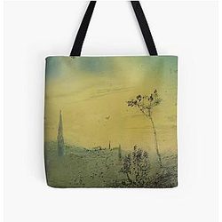 Landscape by Salvador Dali All Over Print Tote Bag