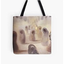 Desoxyribonucleic Acid Art by Salvador Dali All Over Print Tote Bag