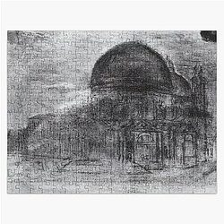 Cathedral Unfinished by Salvador Dali Jigsaw Puzzle