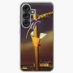 Blue Knot and Ear of Wheat Next to the Castle by Salvador Dali for Samsung Galaxy Soft Case