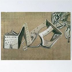 Architectural Contortion of El Escorial by Salvador Dali Poster
