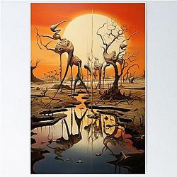 Salvador Dali LLP Poster, House Dali Poster, Salvador Dali Surrealism Art Poster