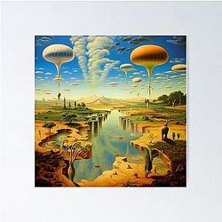 Salvador Dali Surrealism Art Poster