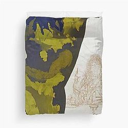 Et Post Buccellam Satanas Introduced to Him Psalms 40 verse 10 by Salvador Dali Duvet Cover
