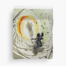 Mulier Amicta Sole 1967 By Salvador Dali Duvet Cover was cleaned 
 Mulier Amicta Sole 1967 Salvador Dali Duvet Cover