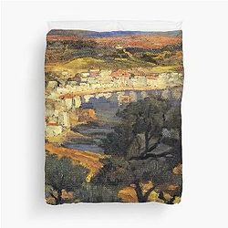 Salvador Dali - Cadaques Duvet Cover