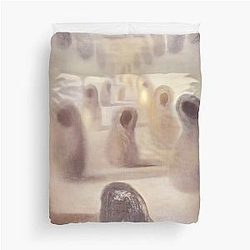 Desoxyribonucleic Acid Duvet Cover by Salvador Dali