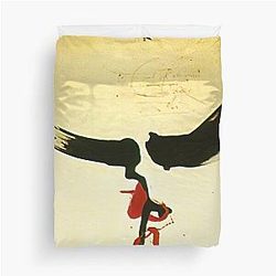 Salvador Dali Moustache Duvet Cover