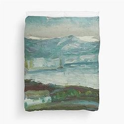 Cadaques By Salvador Dali Duvet Cover