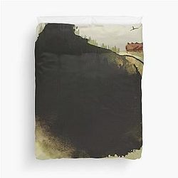 Salvador Dali - Aquae Diluvii Over the Land Genesis 6 17 1967 Duvet Cover