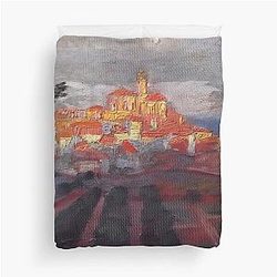Cadaques Seen from Salvador Dali Duvet Cover