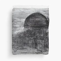 Cathedral Unfinished by Salvador Dali Duvet Cover