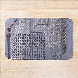 Salvador Dali - A Proposal of the Treatise on Cubic Form by Juan de Herrera Bath Mat