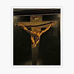 Salvador Dali Painting of Christ of Saint John