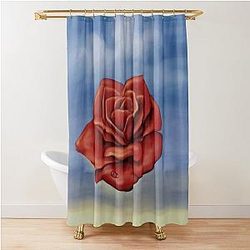 Meditative Rose by Salvador Dali Shower Curtain