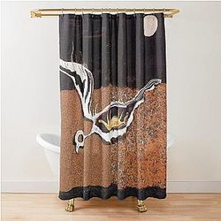 Salvador Dali, 1904-1989 Spain Original paintings Shower Curtain