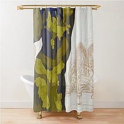 Salvador Dali Psalms 40 10 1964 Shower Curtain