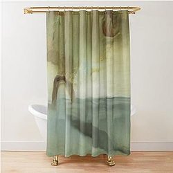 Landscape with Rock in the Shape of a Triumphal Arch by Salvador Dali Shower Curtain