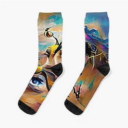 Salvador Dali Tribute - Surreal Dali Socks