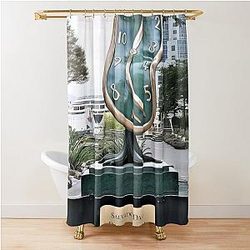 Dance of Time 1984 by Salvador Dali Shower Curtain