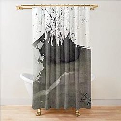 Salvador Dali - Angelus Excusavit Flammam Ignis Daniel 3:23 1967 Shower Curtain