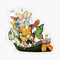 Salvador Dali Ship with Butterfly Sails