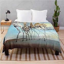 The Temptation of Saint Anthony by Salvador Dali Throw Blanket Becomes:

The Temptation of Saint Anthony by Salvador Dali Throw