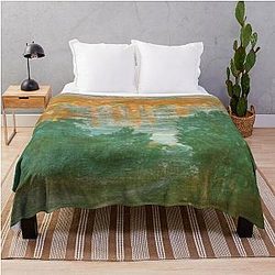 Landscape Cadaques by Salvador Dali Throw Blanket