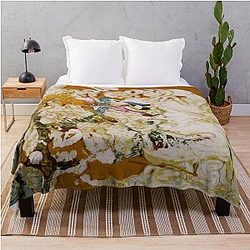 Salvador Dali Arabs Throw Blanket