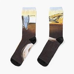 The Persistence of Memory Salvador Dali Sock